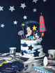 Picture of CAKE TOPPER SPACE 9.5-24.5CM  - 7 PACK